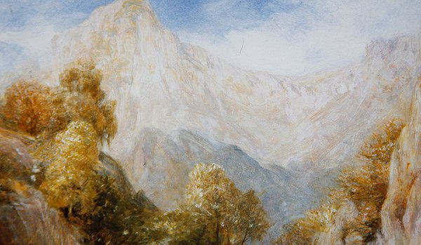 इन द हिल्स, c.1850 (पैनल पर तेल) द्वारा हेनरी क्लेरेंस व्हाइट