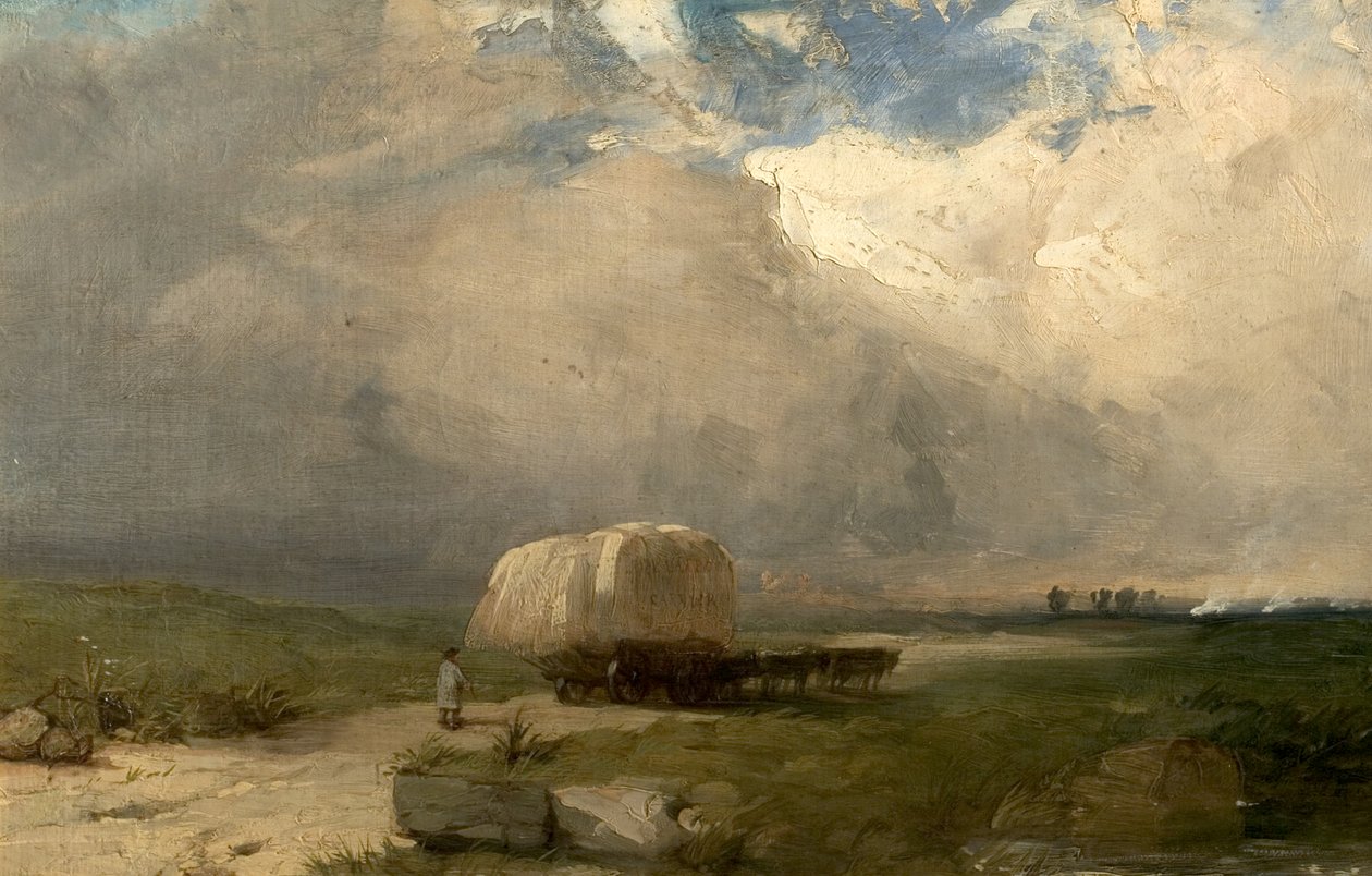 कैरियर का वैगन, c.1845 द्वारा हेनरी डॉसन