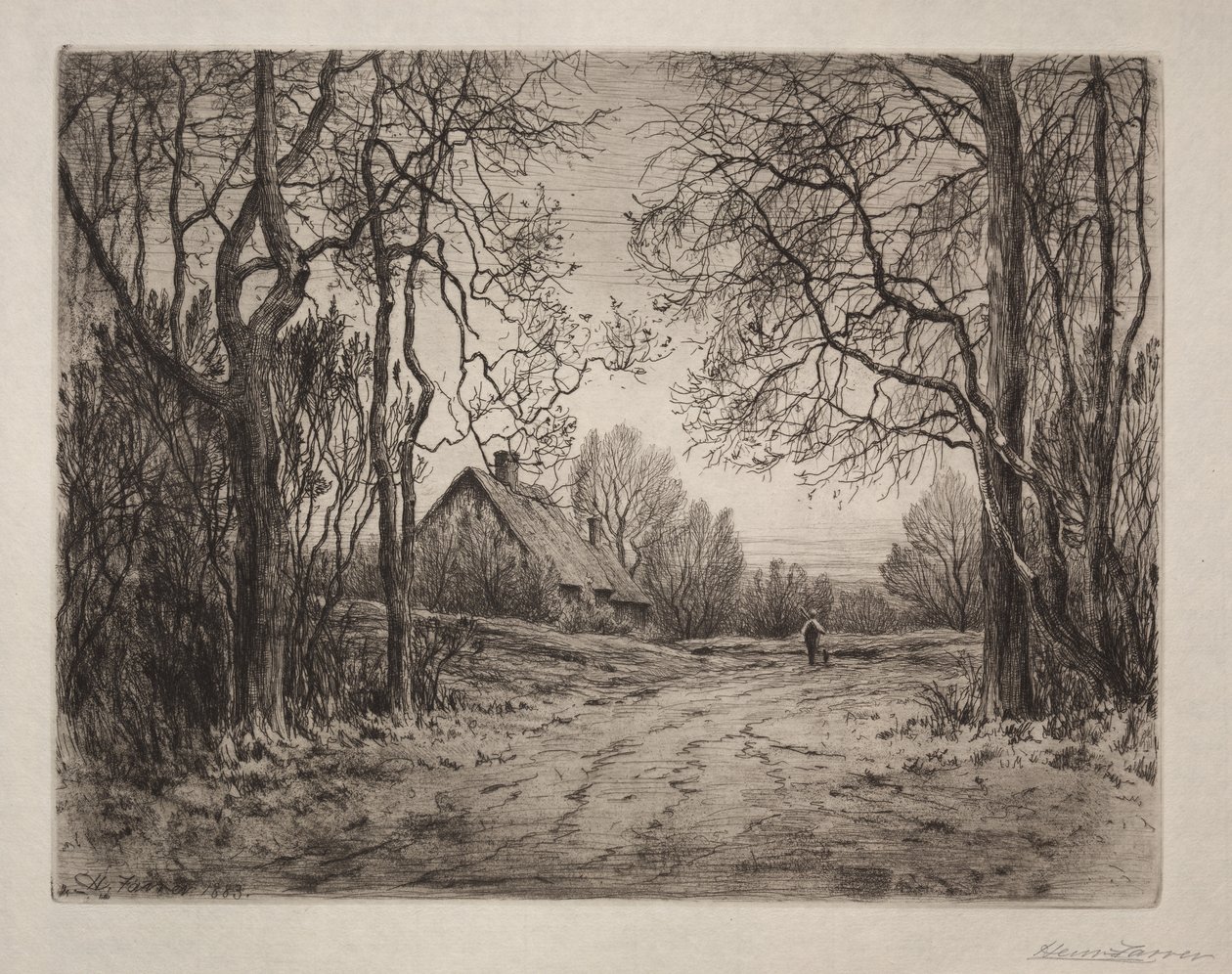 विंटर इवनिंग, 1883। द्वारा हेनरी फारर