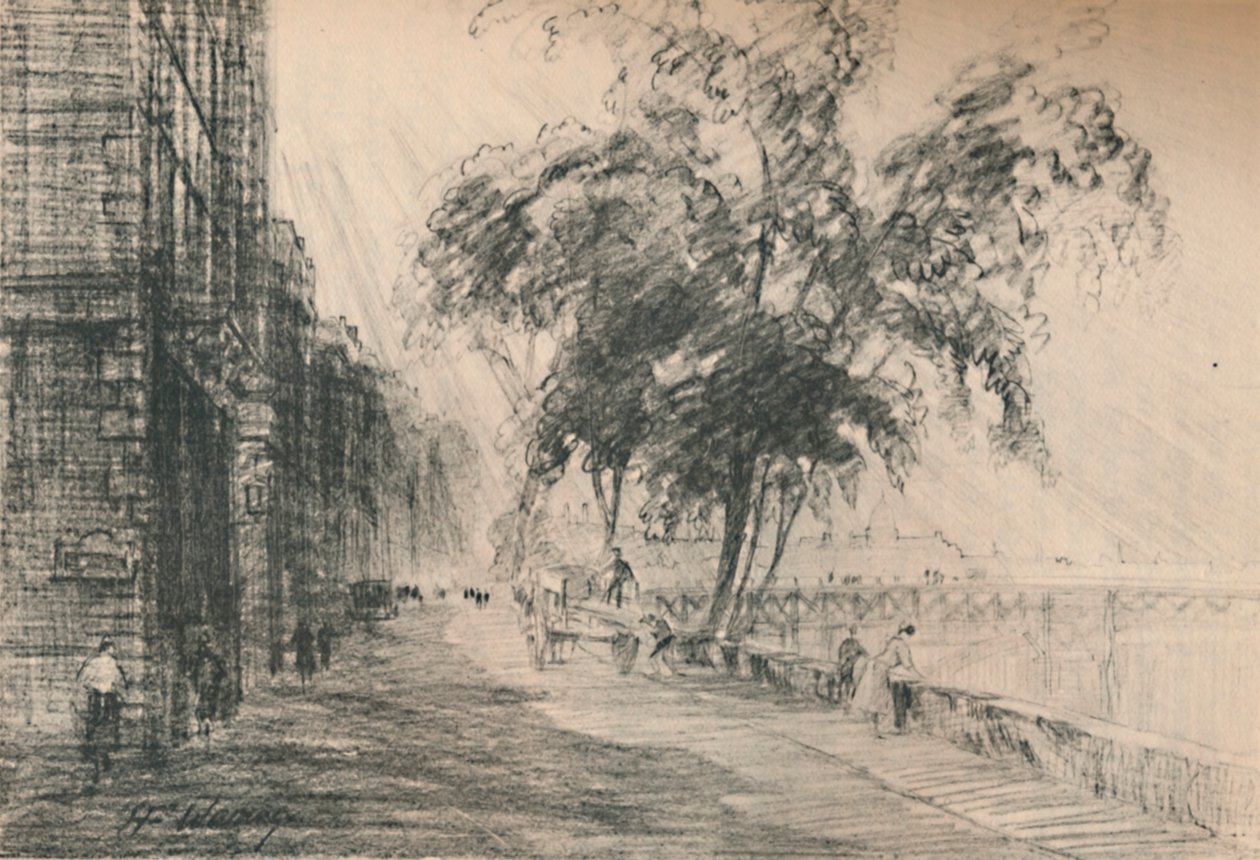 पेरिस की सभी सड़कों में से सीन सबसे दिलचस्प है, c1927, 1927 द्वारा हेनरी फ्रैंक्स वारिंग