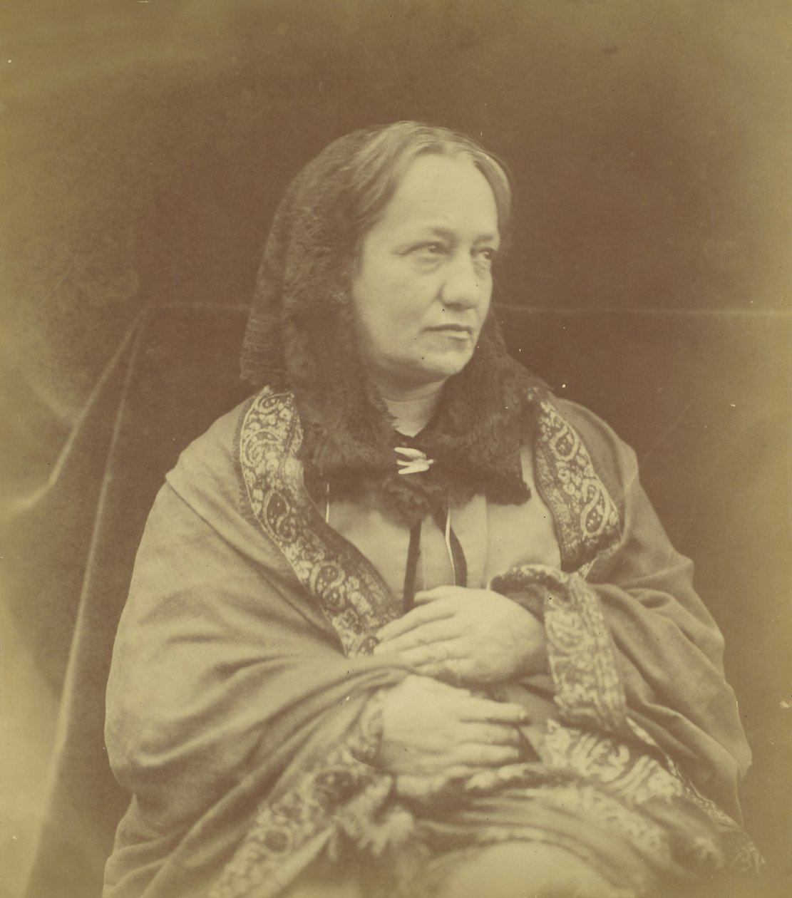 जूलिया मार्गरेट कैमरन, 1870। द्वारा हेनरी हर्शल हे कैमरन