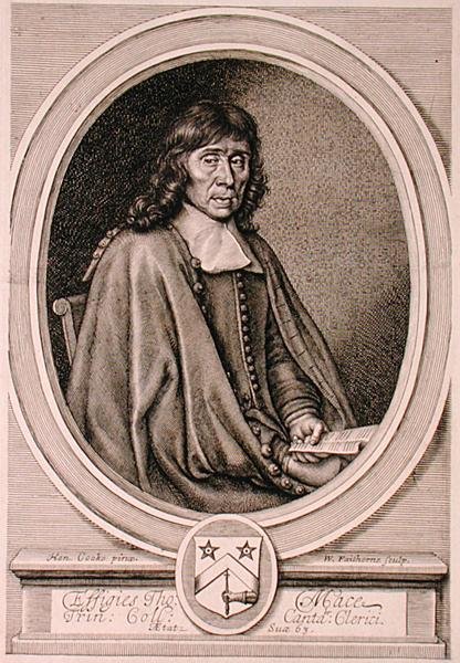 विलियम फेथोर्न द्वारा उकेरा गया थॉमस मेस (1612-1706) का पोर्ट्रेट (1656-c.1701) (उत्कीर्णन) द्वारा हेनरी I (बाद में) कुक