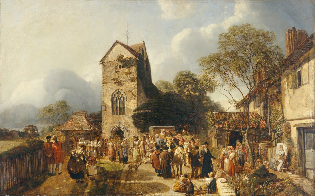 'एन ओल्ड कंट्री चर्चयार्ड', 1837-1886' द्वारा हेनरी मार्क एंथोनी