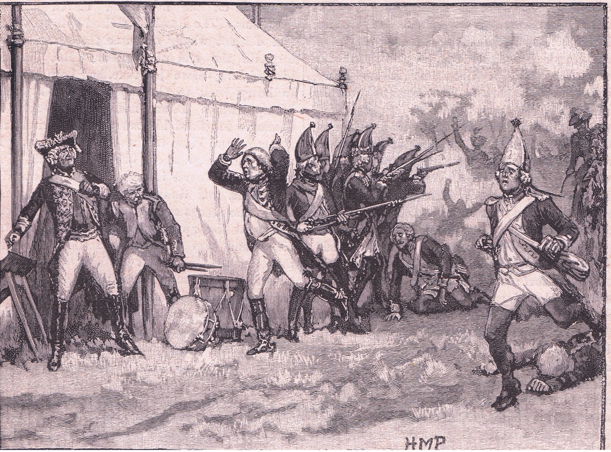 होशेकिर ई। 1758 में फ्रेडरिक के लिए आश्चर्य द्वारा हेनरी मैरियट पगेट