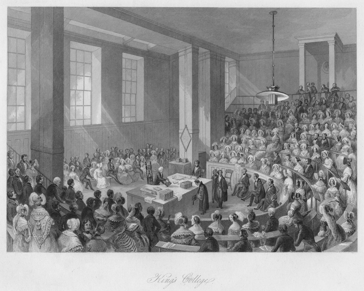 किंग्स कॉलेज, c1841 द्वारा हेनरी मेलविल