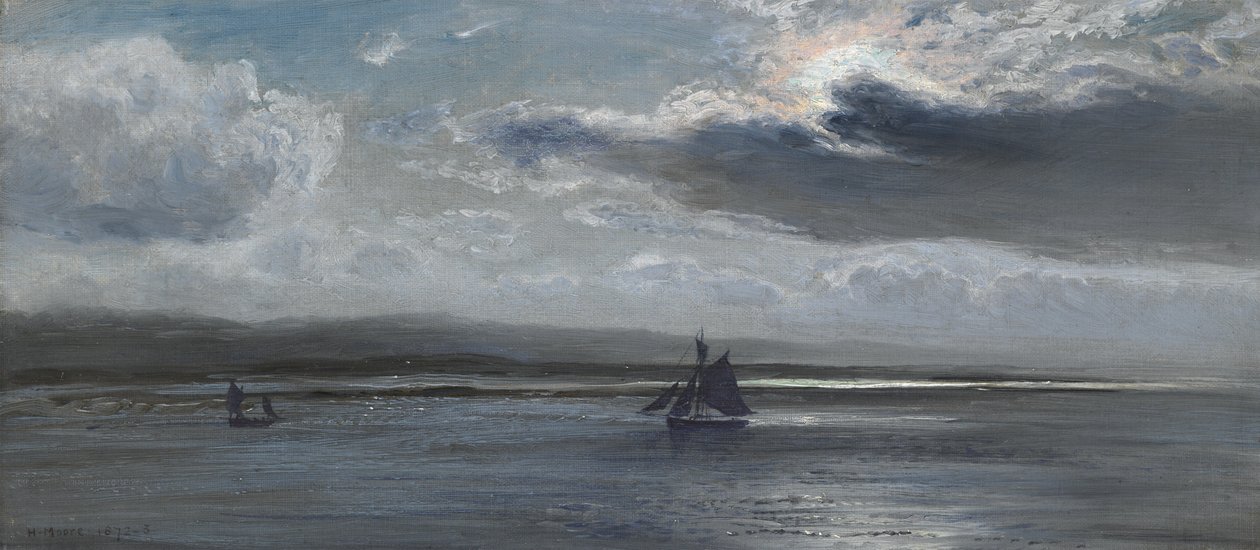 द ट्रेथ मावर, मूनलाइट, 1872-73 द्वारा हेनरी मूर