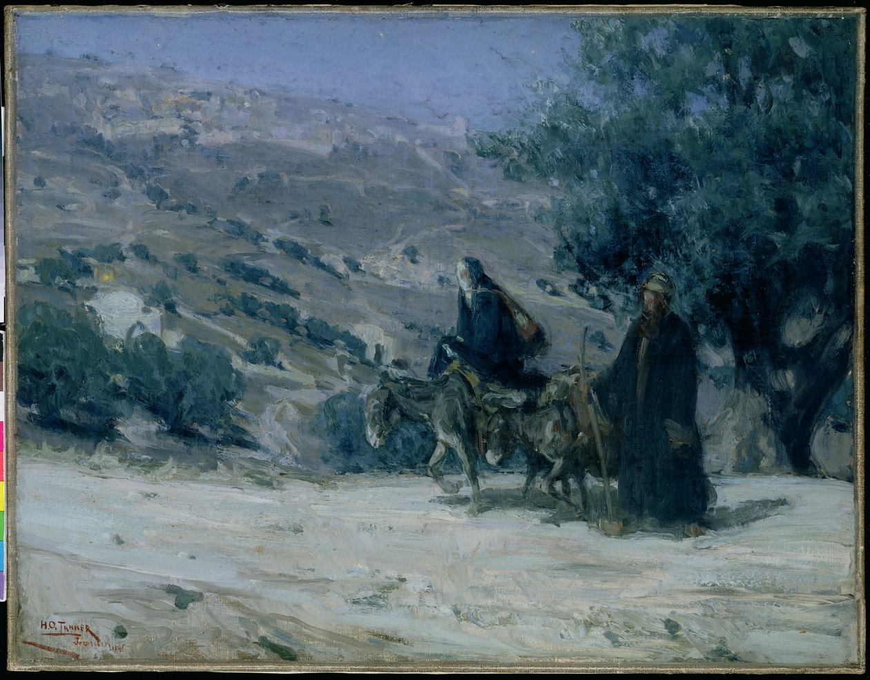 मिस्र में उड़ान, 1899 द्वारा हेनरी ओसावा टेनर