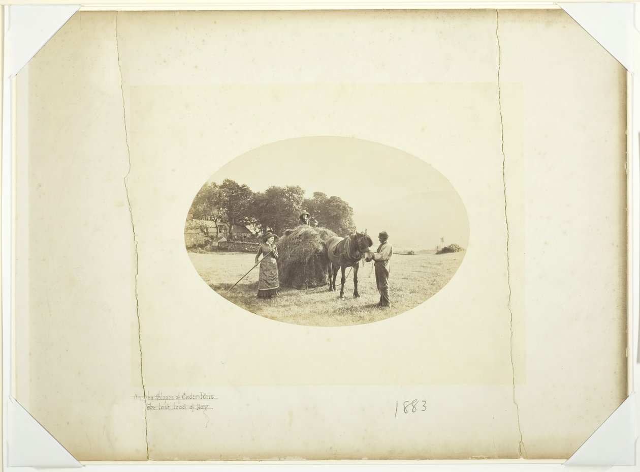 कैडर-इदरीस की ढलानों पर, द लास्ट लोड ऑफ हे, 1883। द्वारा हेनरी पीच रॉबिन्सन
