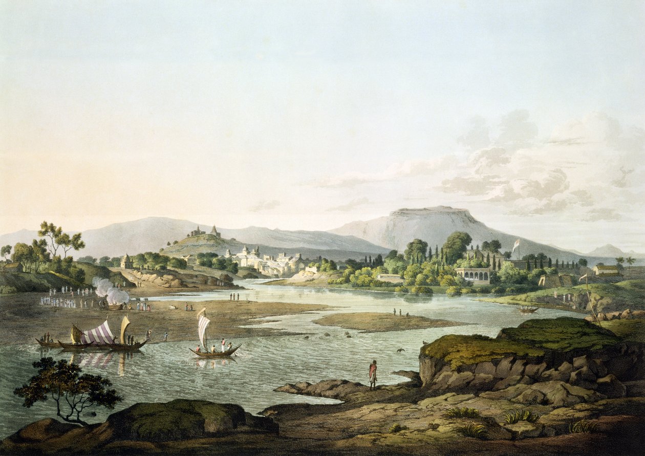 पूना, प्लेट XIII, डैनियल हैवेल (1785-1826) 1809 द्वारा उकेरा गया द्वारा हेनरी साल्ट