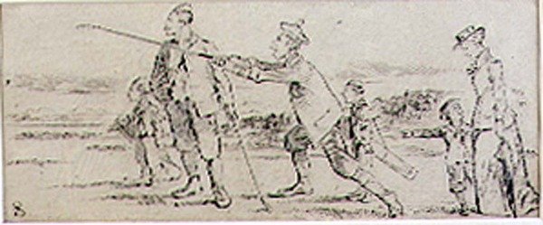 द अनलकी ड्राइव, 'ग्राफिक' पत्रिका, पब से चित्रण। c.1870 (लिथो) द्वारा हेनरी सैंडरिकॉक