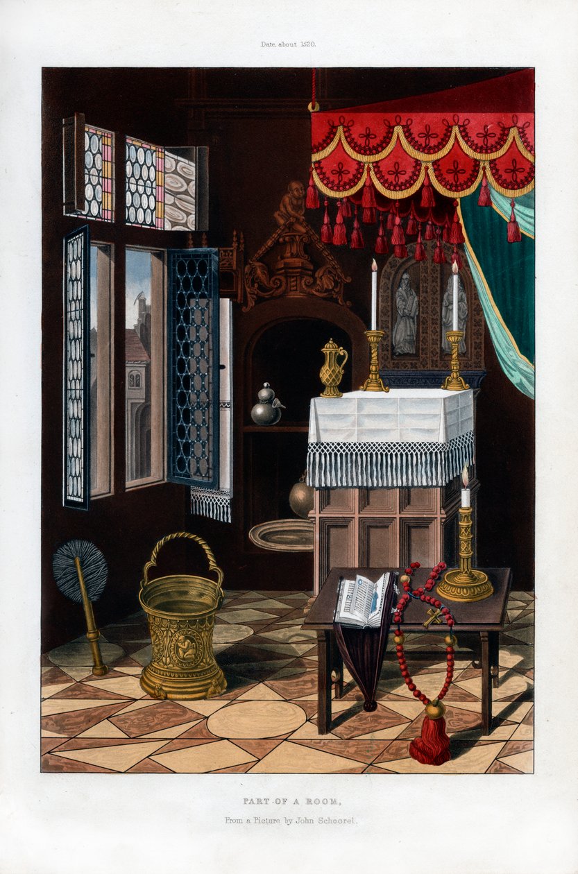 धार्मिक बर्तन, c1520, 1843। द्वारा हेनरी शॉ