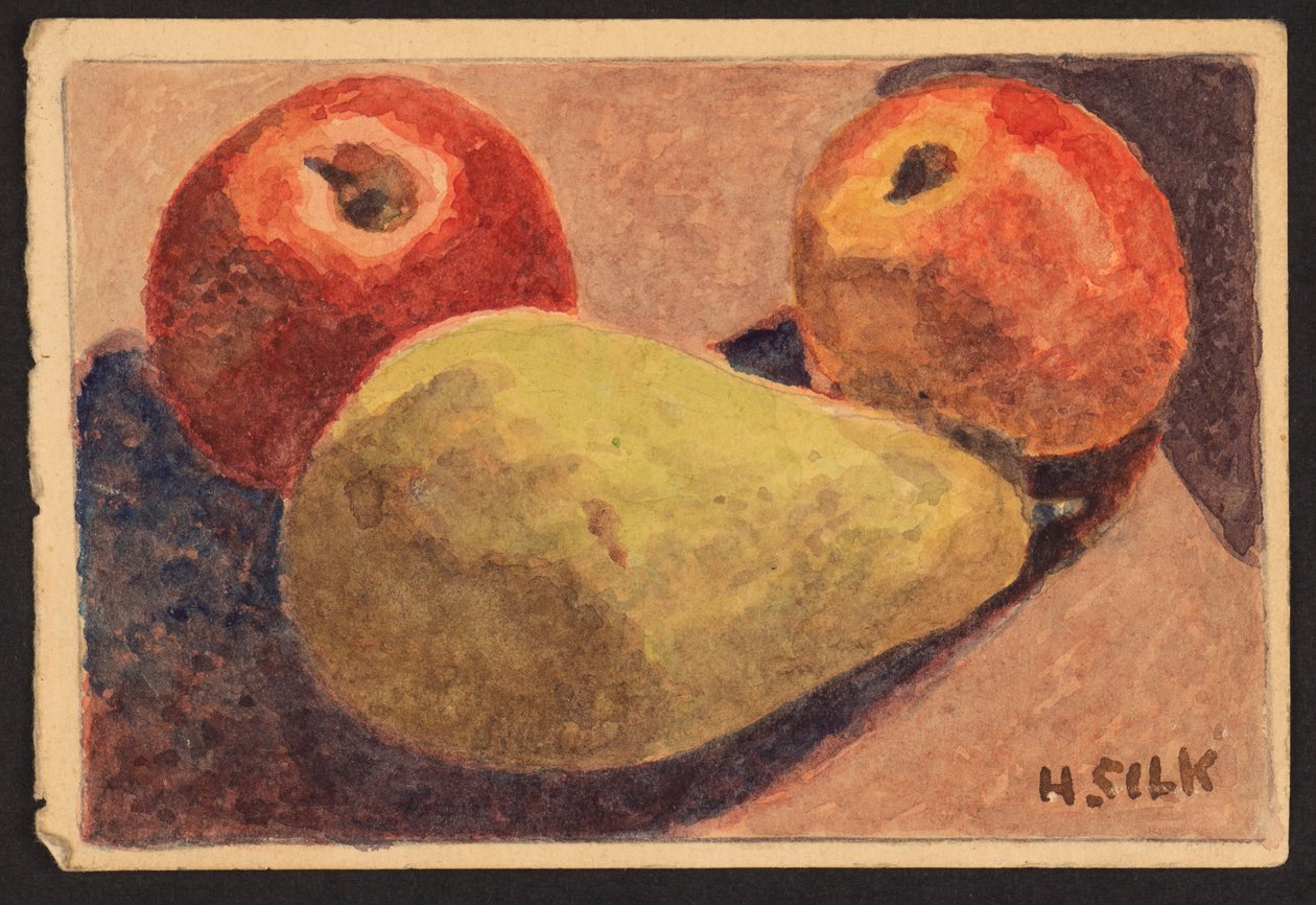 सेब और नाशपाती, c.1930 द्वारा हेनरी सिल्क