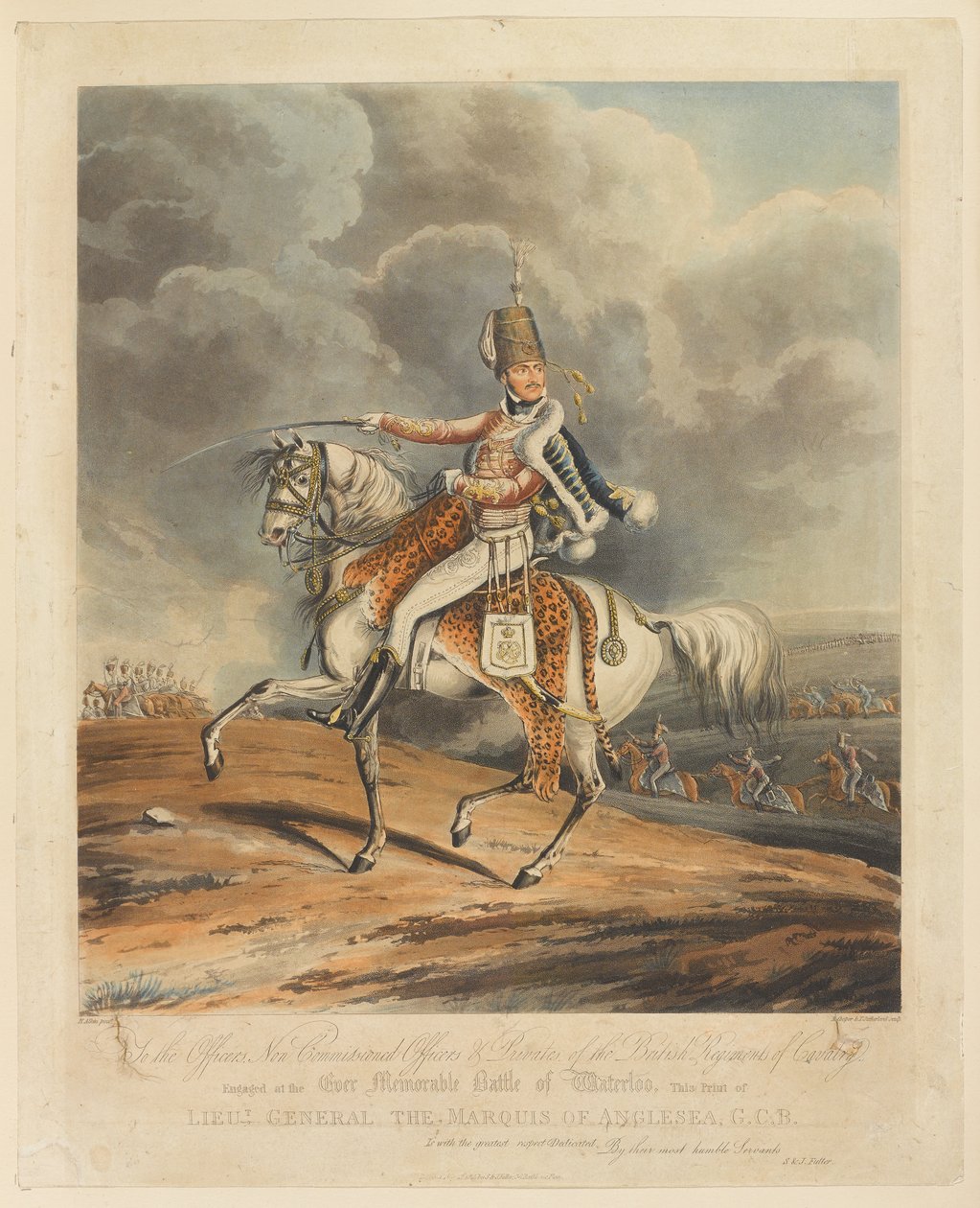  लेफ्टिनेंट जनरल द मार्क्विस ऑफ एंगलेसिया, जीसीबी , वाटरलू की लड़ाई, 1815 द्वारा हेनरी थॉमस अल्केन