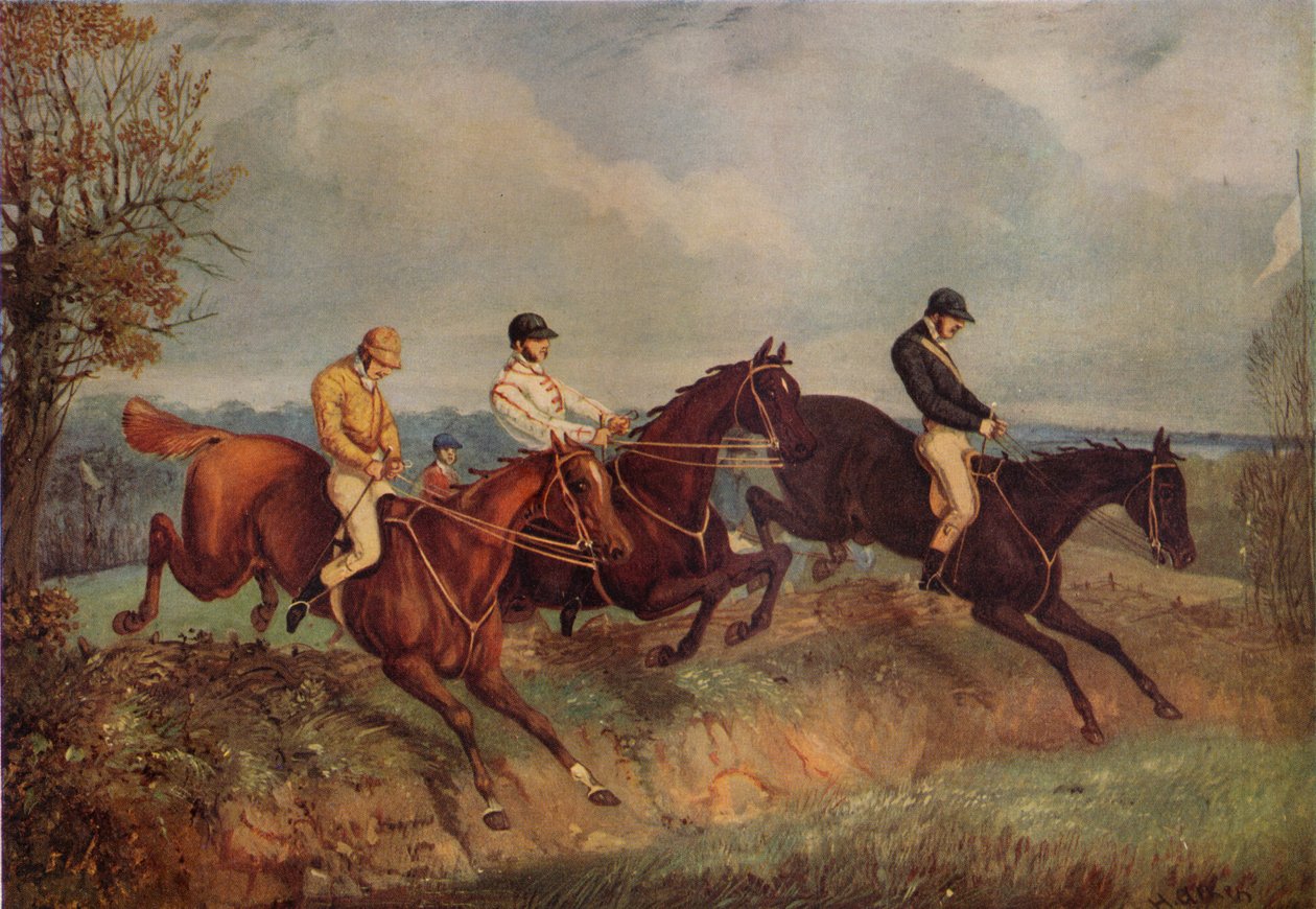 स्टीपलचेजिंग, c1805-1851, 1924 द्वारा हेनरी थॉमस अल्केन