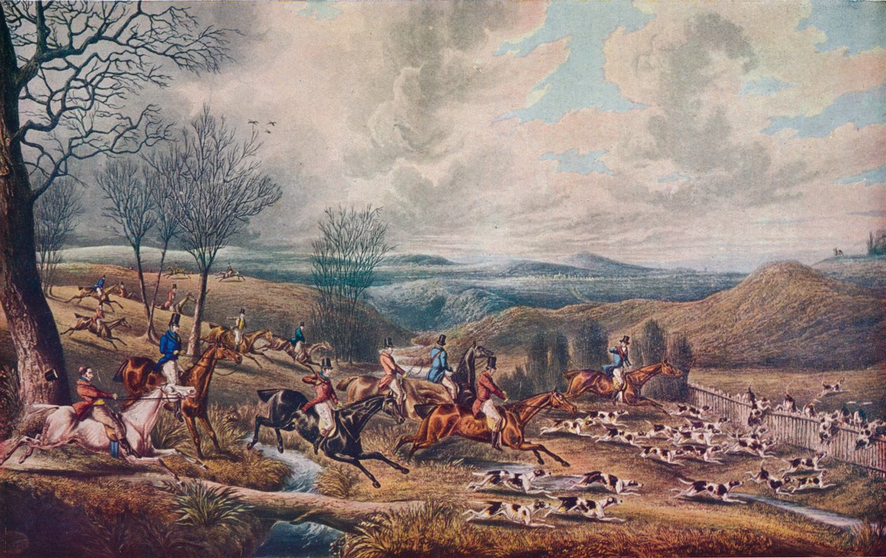 रूबेक का पीछा, 1834 द्वारा हेनरी थॉमस अल्केन
