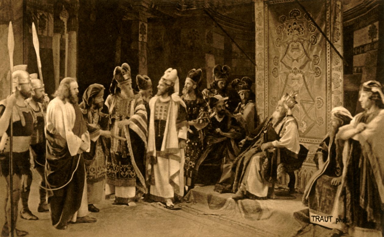हेरोड से पहले यीशु, 1922। द्वारा हेनरी ट्रुट