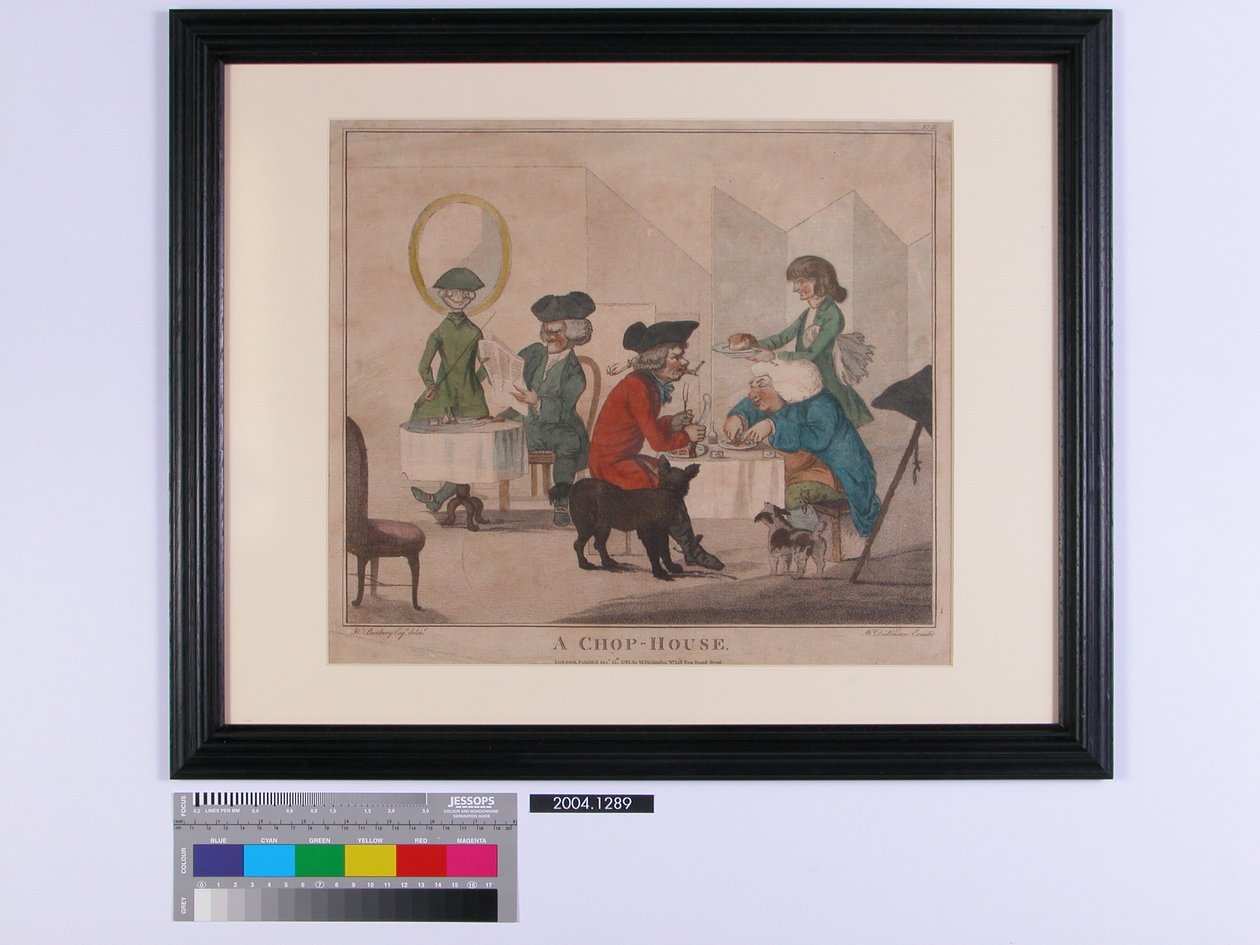 एक चॉप हाउस, 1781 द्वारा हेनरी विलियम बनबरी