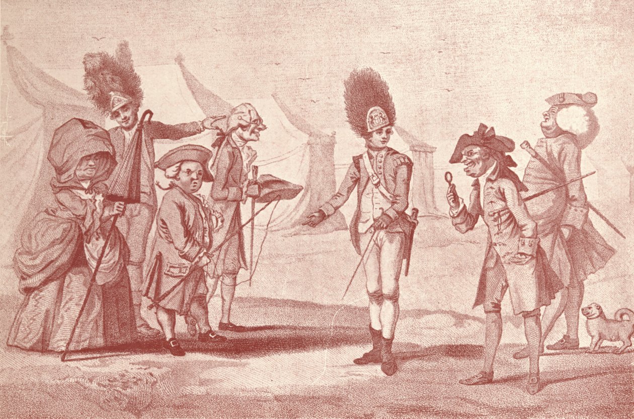 शिविर का दौरा, c1800-1810, 1909 द्वारा हेनरी विलियम बनबरी