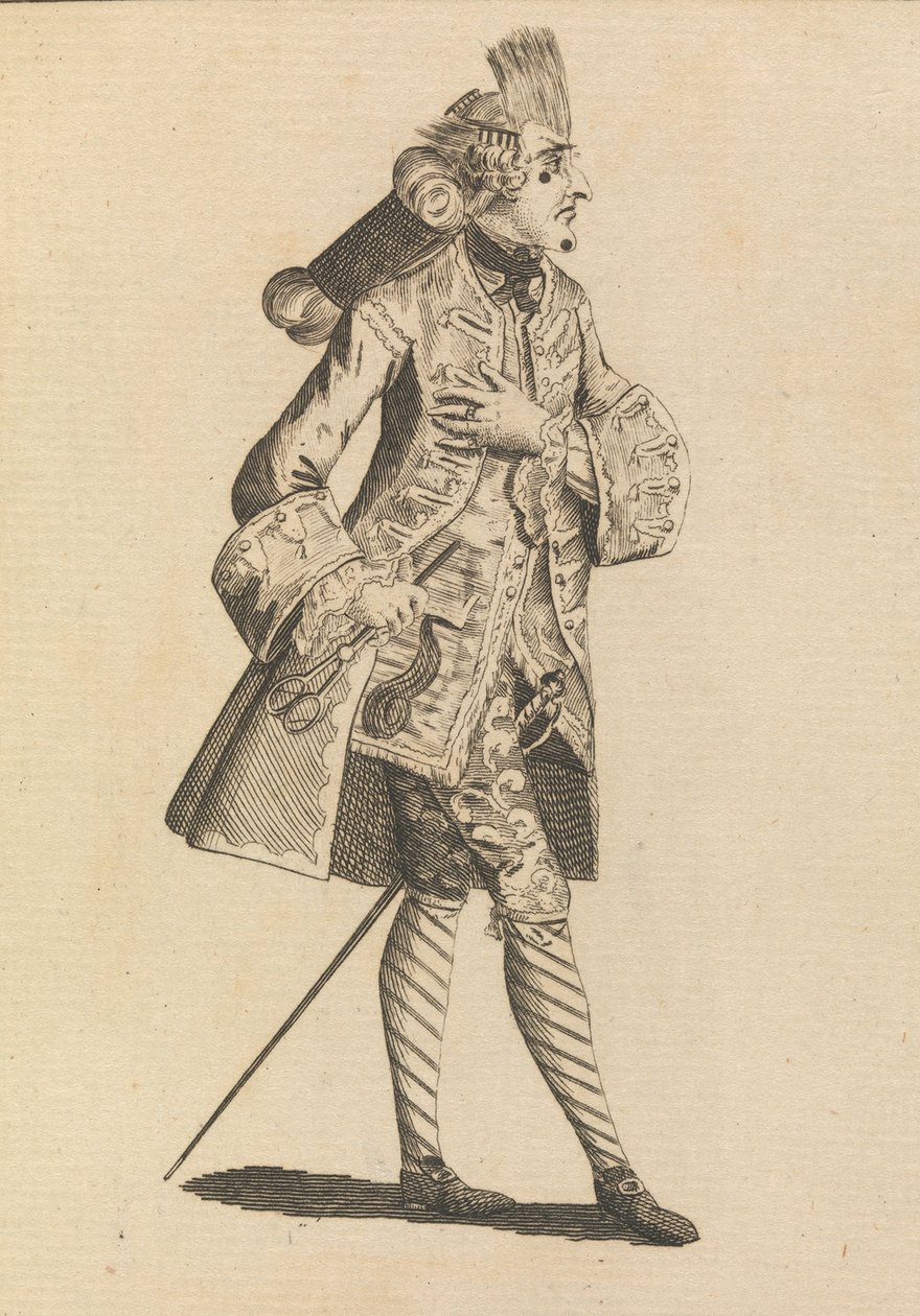 महाशय ले फ्रेज़र, 21 मई, 1771। द्वारा हेनरी विलियम बनबरी।