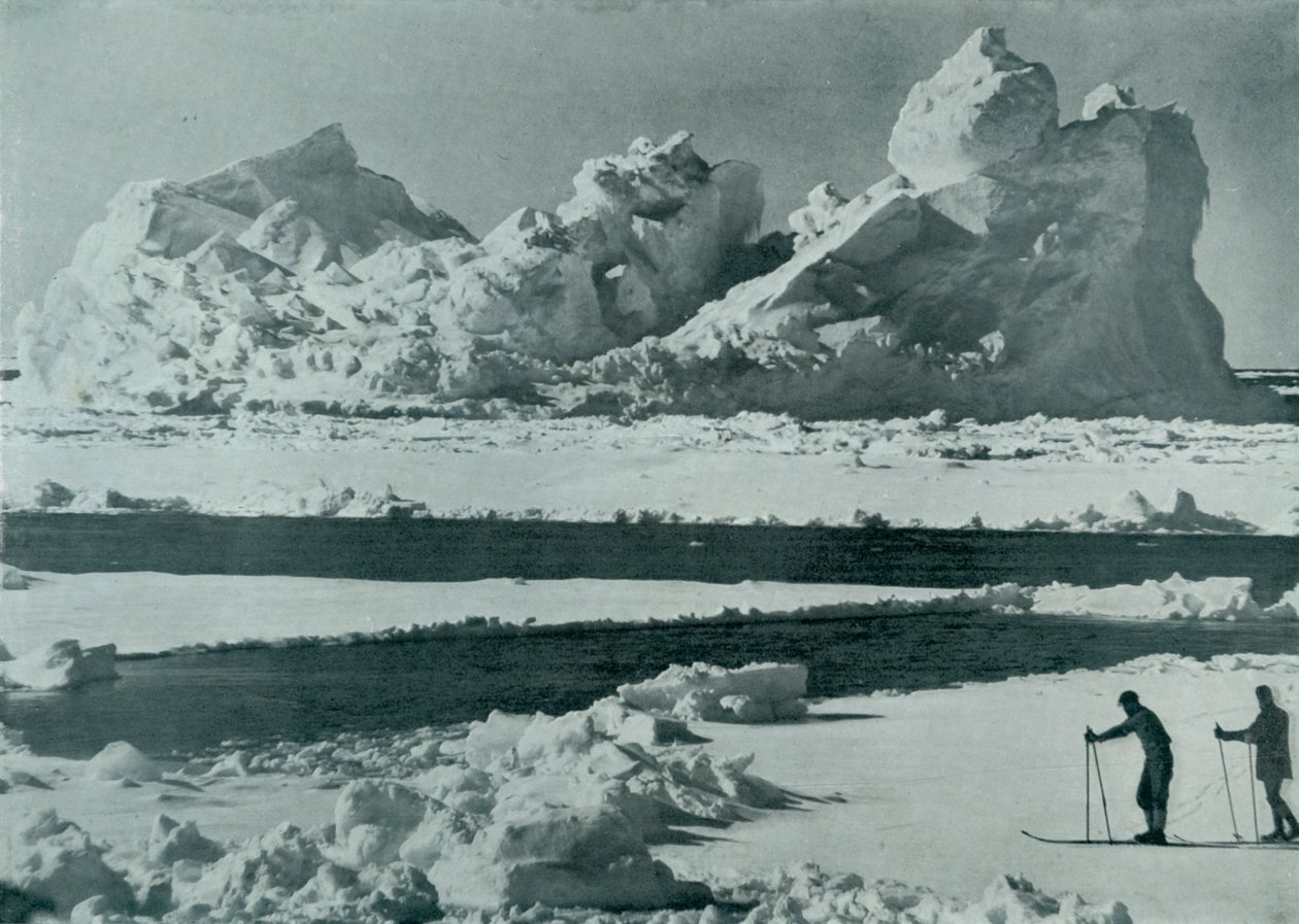 ए बर्ग ब्रेकिंग अप इन द पैक, c19101913, 1913 द्वारा हर्बर्ट पोंटिंग