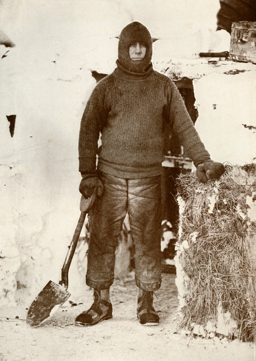 स्टैप्ट डोर द्वारा कैप्टन लेग ओट्स, 30 अगस्त 1911, 1913 द्वारा हर्बर्ट पोंटिंग