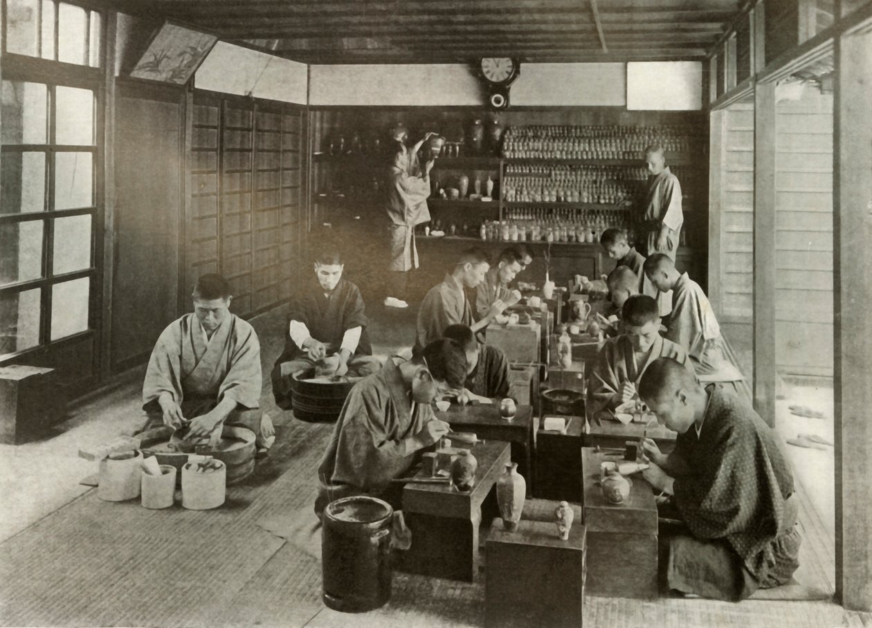निर्वासित वर्करूम, 1910। द्वारा हर्बर्ट पोंटिंग