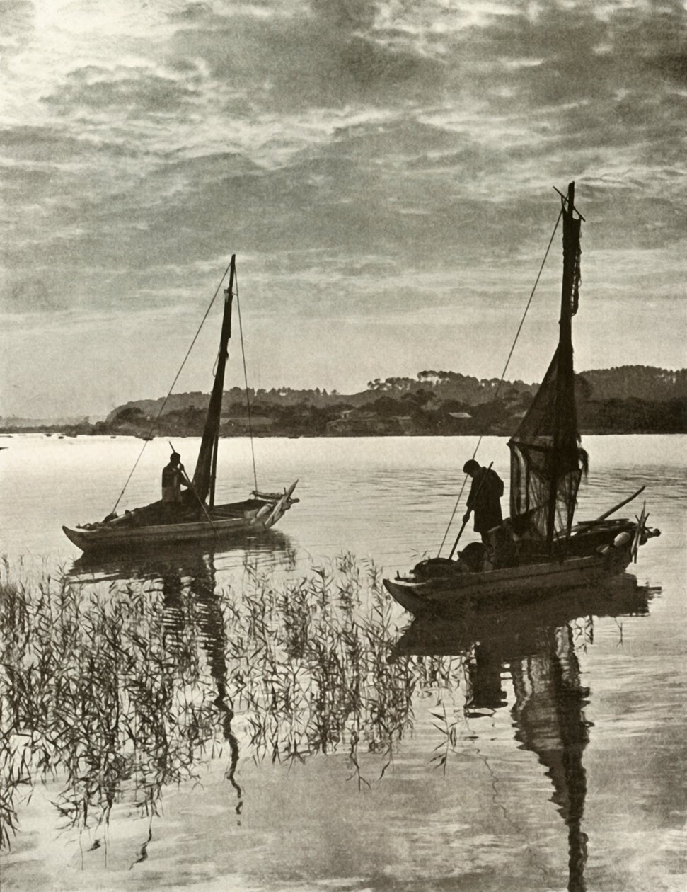 टोक्यो बे पर, 1910। द्वारा हर्बर्ट पोंटिंग