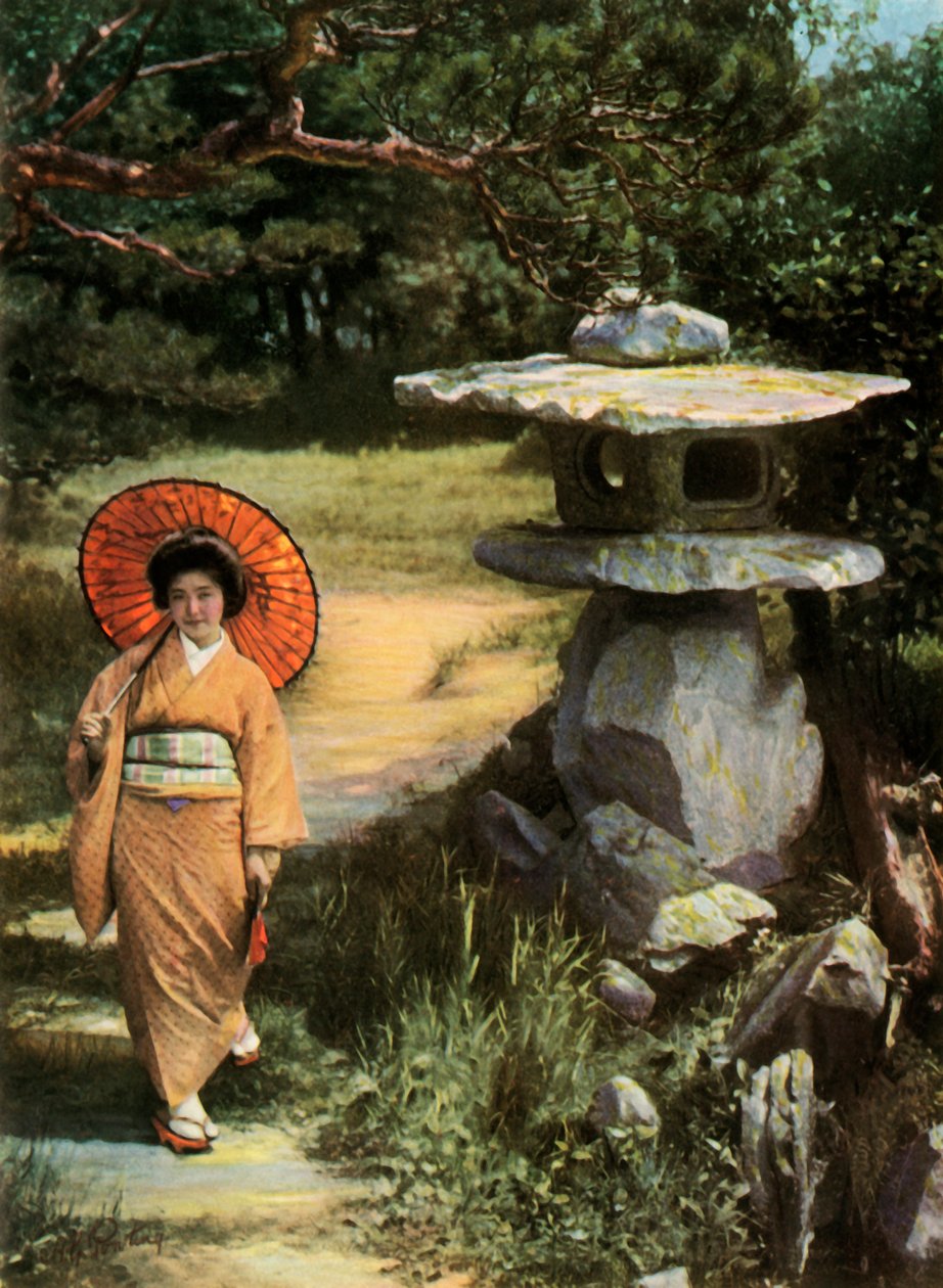 लालटेन पासिंग, 1910। द्वारा हर्बर्ट पोंटिंग