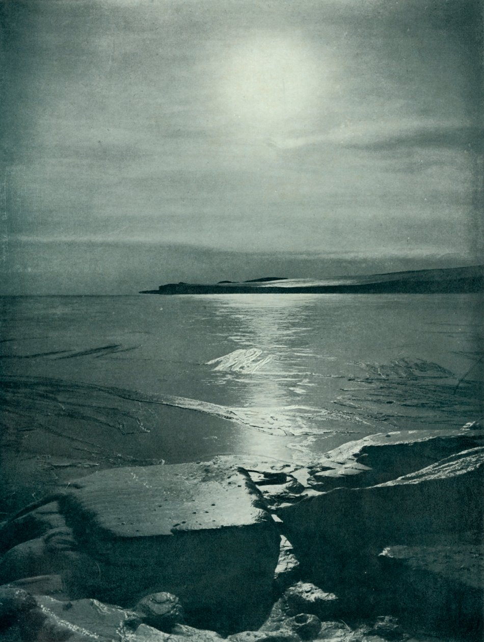 द फ़्रीज़िंग अप ऑफ़ द सी, c19101913, 1913। द्वारा हर्बर्ट पोंटिंग