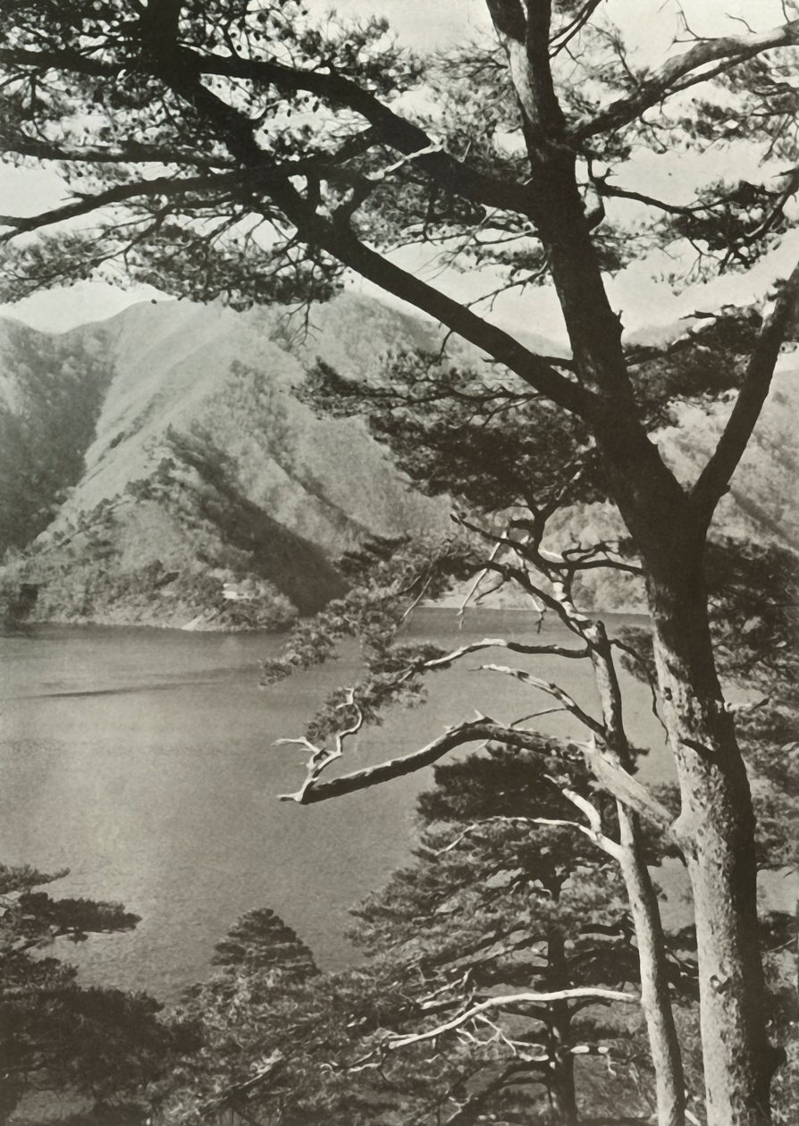 द होटल अक्रॉस द लेक, शोजी, 1910। द्वारा हर्बर्ट पोंटिंग
