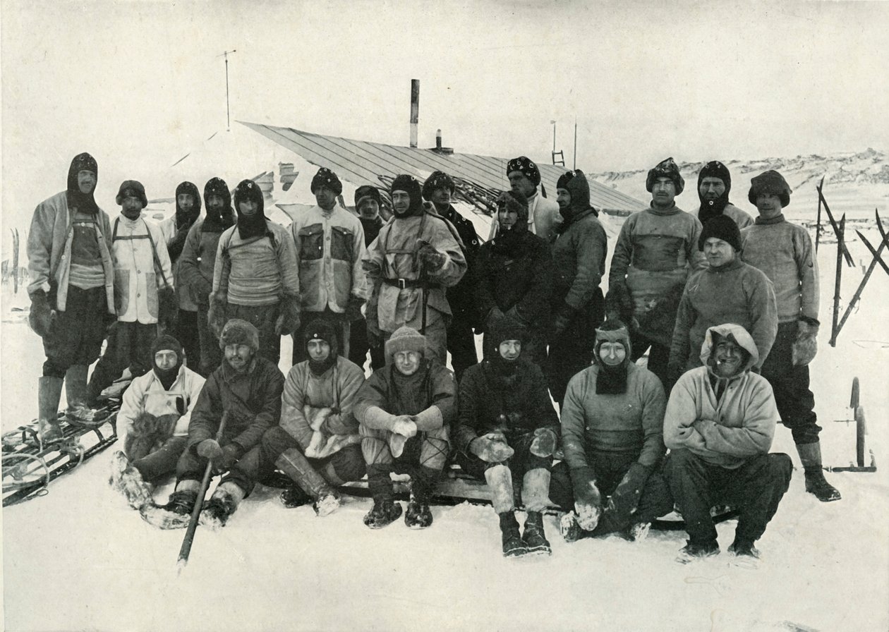 विंटर, 1911, 1913 के बाद केप इवांस में मुख्य पार्टी द्वारा हर्बर्ट पोंटिंग