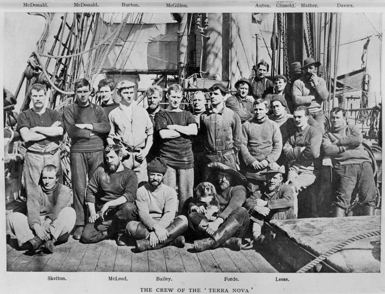 टेरा नोवा का चालक दल, 1911 द्वारा हर्बर्ट पोंटिंग