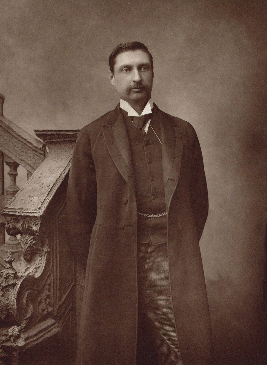 लेखक सर हेनरी राइडर हैगार्ड का पोर्ट्रेट 1856-1925। द्वारा हरबर्ट रोज बैरड