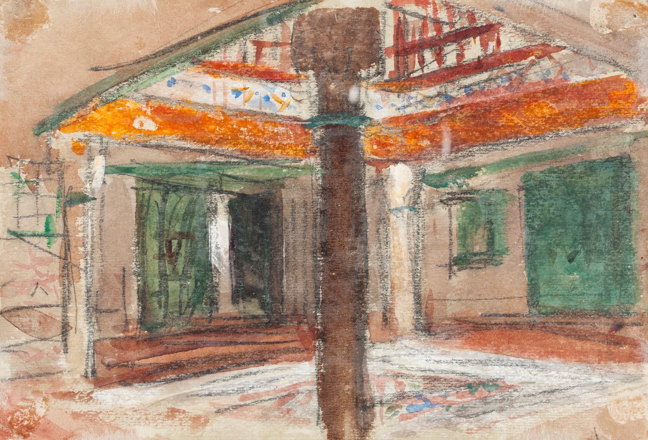 एक विदेशी महल का आंतरिक भाग, सी। 1867. द्वारा हरक्यूलिस Brabazon Brabazon