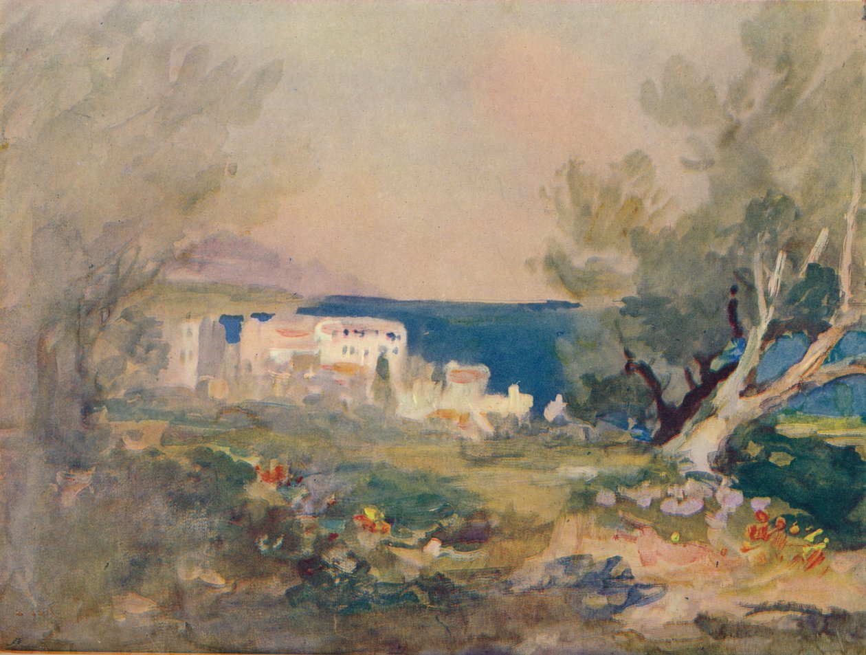 भूमध्यसागरीय तट पर, c1880, 1905 द्वारा हरक्यूलिस Brabazon Brabazon
