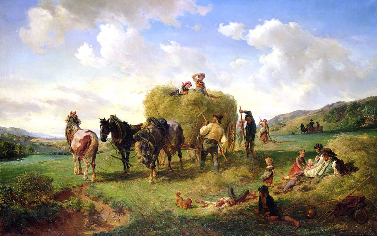द हैवी हार्वेस्ट, 1869 द्वारा हरमन कॉफ़मैन