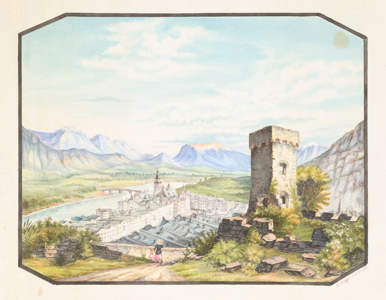 रैटेनबर्ग, टायरॉल, सीए। 1858-1882। द्वारा हरमन स्टीफ़ेल