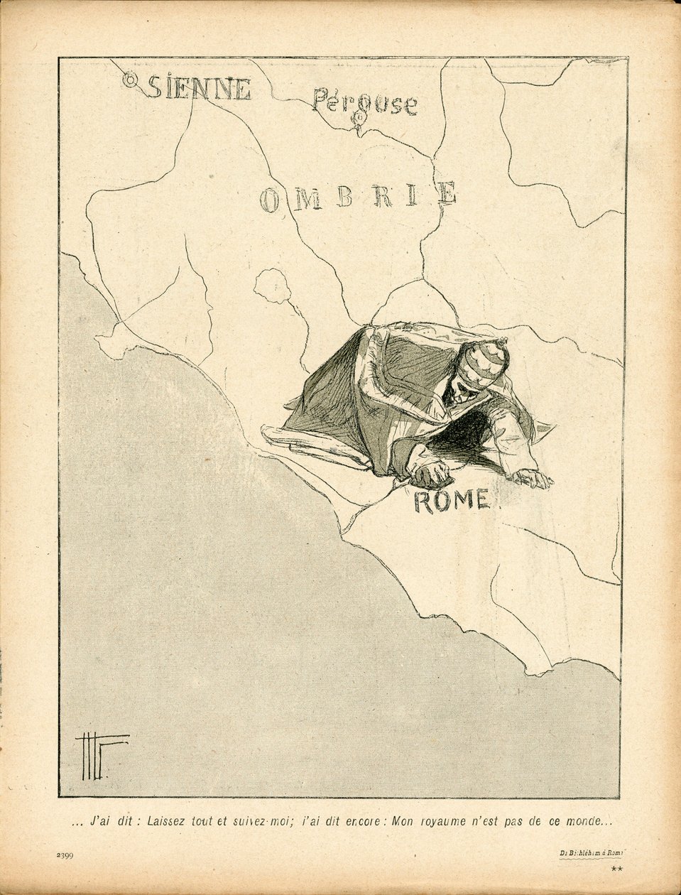 L'Plate au Beurre, संख्या 143, B & W . में व्यंग्य द्वारा हरमन वोगेल