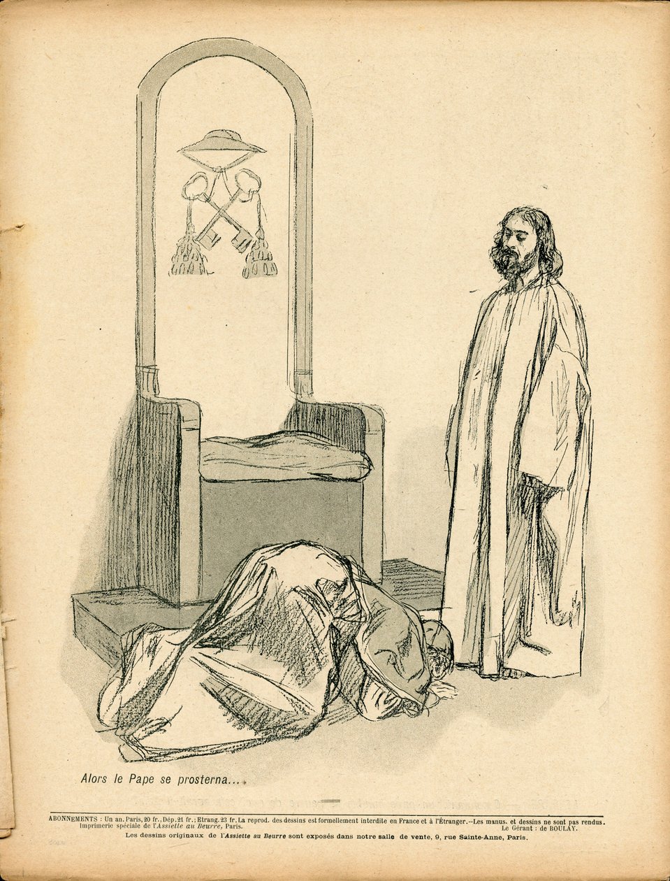 L'Plate au Beurre, संख्या 143, B & W . में व्यंग्य द्वारा हरमन वोगेल