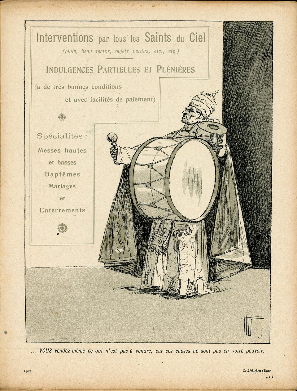 L'Plate au Beurre, संख्या 143, B & W . में व्यंग्य द्वारा हरमन वोगेल