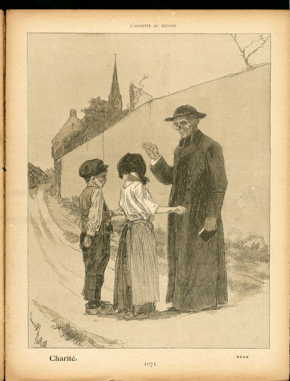 L'Plate au Beurre, संख्या 64, B & W . में व्यंग्य द्वारा हरमन वोगेल