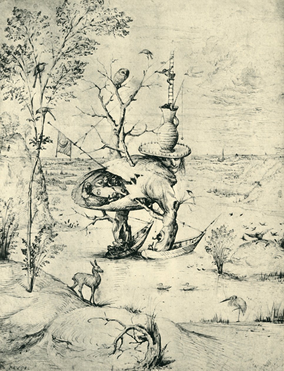 द ट्री-मैन, c1505, 1943। द्वारा हिरेमस बॉश
