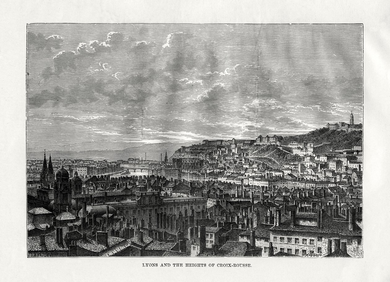 ल्यों और क्रोक्स-रूस की ऊंचाई, फ्रांस, 1879 द्वारा Hildibrand
