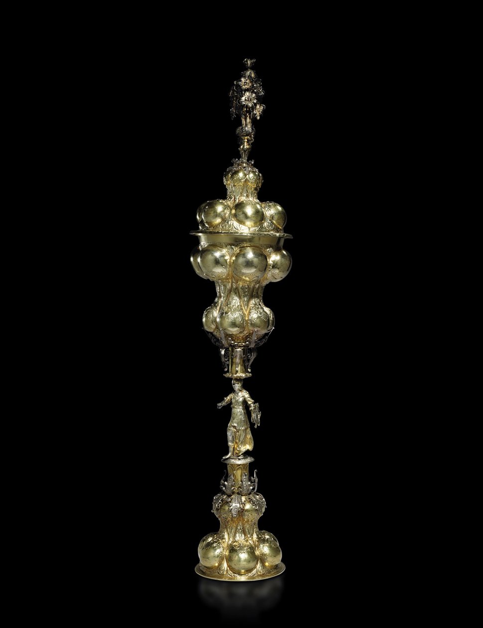 मेडिंगेन मिनर्वा कप, c.1650 (सिल्वर और वर्मील) द्वारा हेनरिक ओह्मसेन
