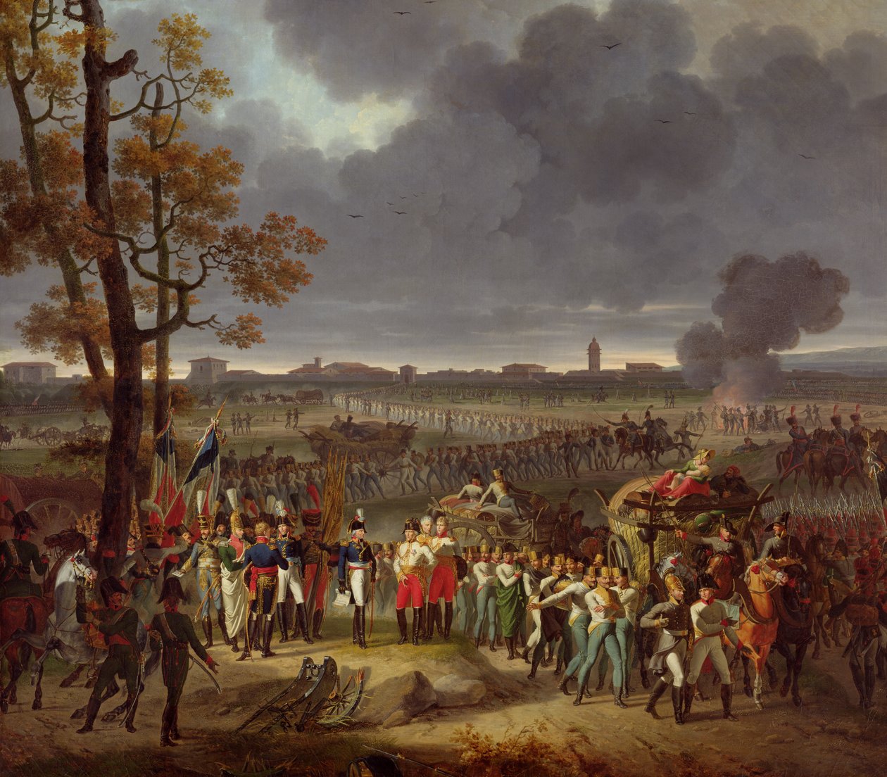 2 फरवरी 1797 को मंटुआ का दूसरा घेरा, c.1812 द्वारा Hippolyte Lecomte