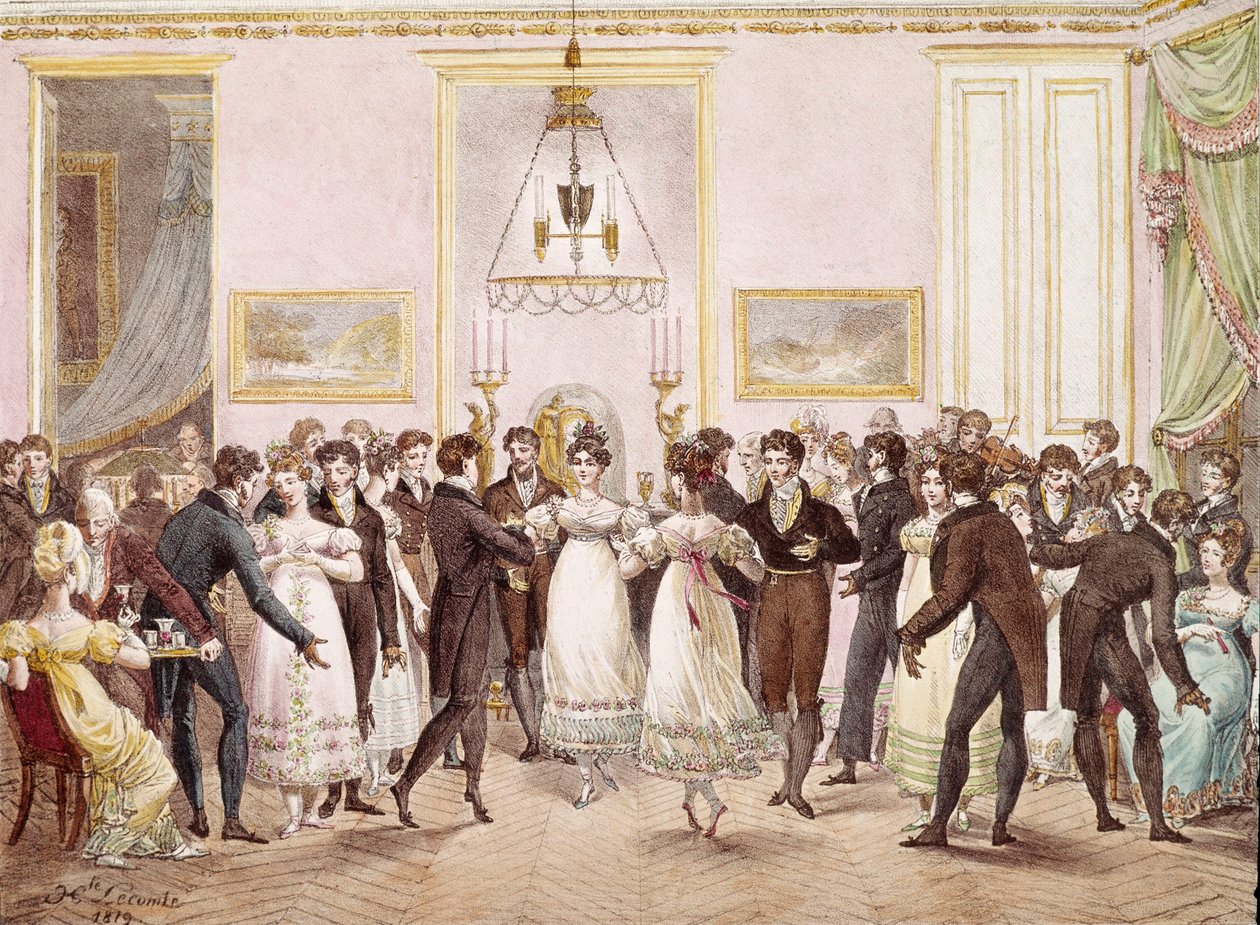 समाज गेंद द्वारा Hippolyte Lecomte