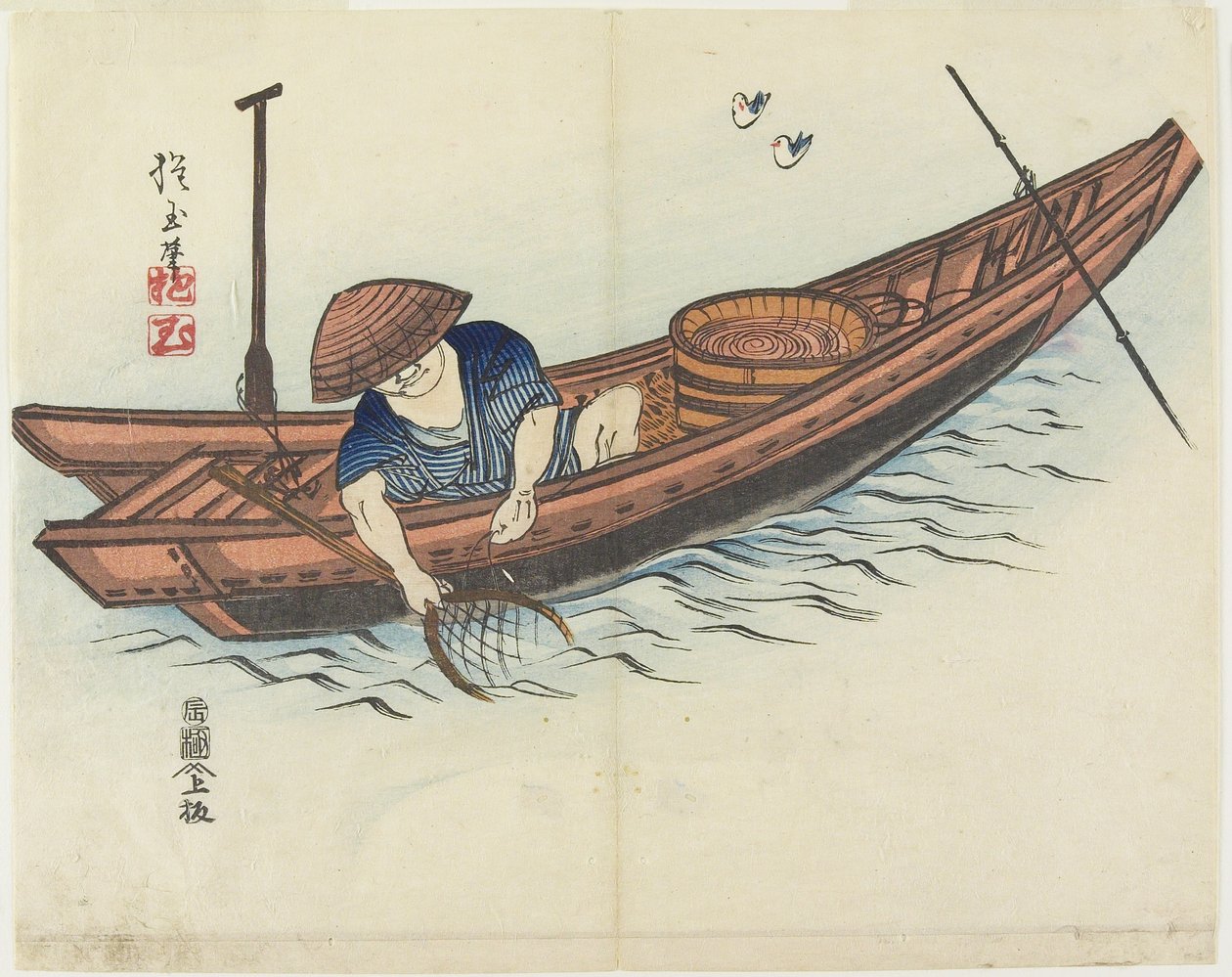 (मछुआरे), 1832 द्वारा Hogyoku