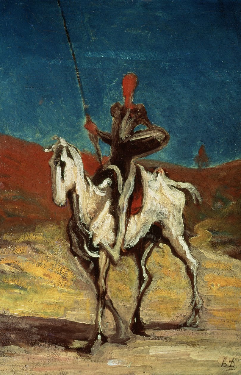 डॉन क्विक्सोट, c.1865-1870 द्वारा होनोरे ड्यूमियर