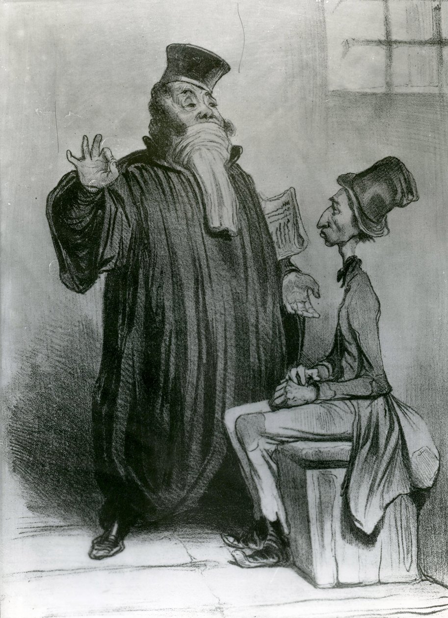 रॉबर्ट-मैकेयर वकील, 1836 (लिथोग्राफ) द्वारा होनोरे ड्यूमियर