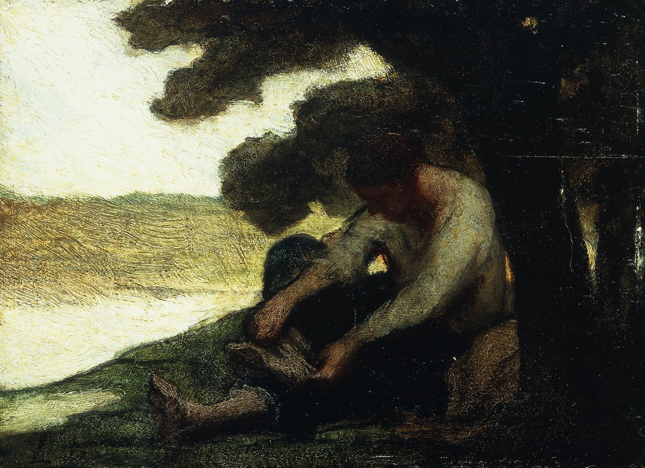 स्विम के बाद; Apres le Bain, c.1846 द्वारा होनोरे ड्यूमियर